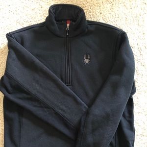 Spyder 1/4 Zip Pullover Lg